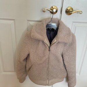 cozy, sherpa bomber